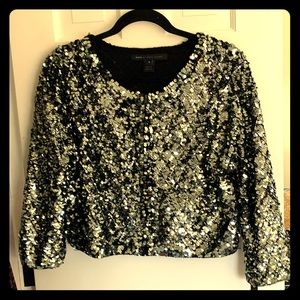 Cardigan style sequined top by Marc by Marc Jacobs